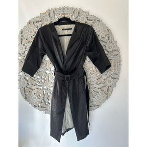 IMPERIAL Women’s Black Silky blazer Coat – Size Medium